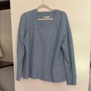 Sonoma Women's Blue Crew Neck Sweater